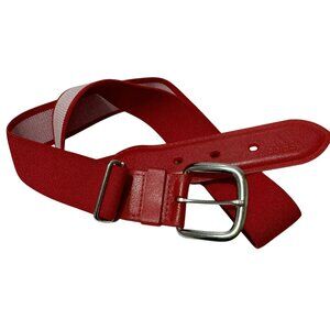 Adidas Performance Red Adjustable Elastic Baseball Sport Belt Sz 30"  Men Boys